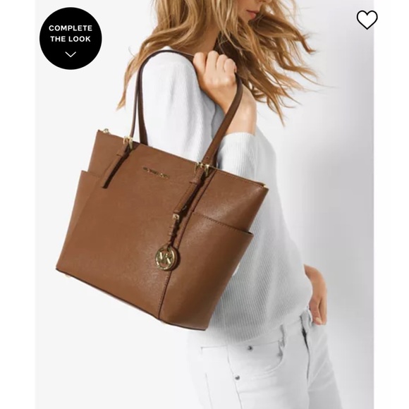 Michael Kors Jet Set East West Top Zip Tote RED - Picture 10 of 11